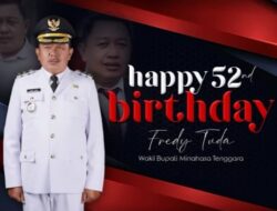 Pemerintah Desa Ratatotok Muara Sampaikan Selamat Ulang Tahun Ke -52 Kepada Wakil Bupati Fredy Tuda