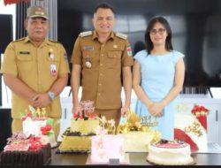 Kepala Satuan Polisi  Pamong Praja Kabupaten Minahasa Tenggara M.Irwan Abdjulu Ucapkan Selamat HUT Ketua TP-PKK Mitra Ny Stefa Kandoli Antou
