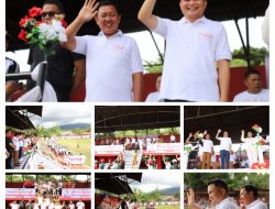 Bupati Ronald Kandoli Resmi Buka PORKAB II Mitra 2025
