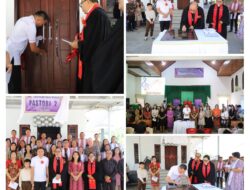Bupati Mitra Ronald Kandoli Resmikan Pastori Dua GMIM Siloam Poniki