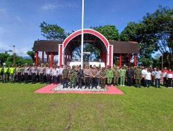 Sinergitas Jaga Keamanan di Kabupaten Minahasa Utara, Bupati Joune Ganda Pimpin Apel Kesiapsiagaan