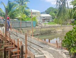 Thungari Tepati Janji, Jembatan Penghubung RT 11–RT 03 Kelurahan Tidore Hampir Rampung