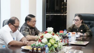 Wabup VandaTrima Hangat, Audensi Pemprov Sulut, Bahas Pelaksanaan Hari Desa Nasional 2026