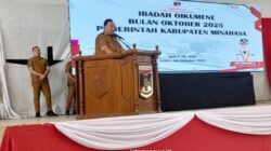 Ibadah Oikmene Bulanan, Bupati Robby Ajak ASN Memperkuat Integritas dan nilai-nilai spiritualitas 
