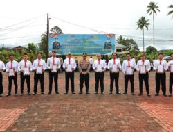 12 Personel Sat Reskrim Terima Apresiasi dan Penghargaan dari Kapolres Tomohon 
