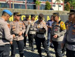 Propam Polres Mitra Gelar Gaktibplin Personel di Lapangan Wicaksana Laghawa