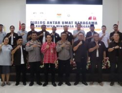 Dialog Antar Umat Beragama di Minahasa Tenggara, Waka Polres Sebut Membangun Kerukunan dan Toleransi