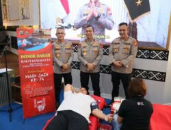 Hari Jadi ke – 74 Humas Polri di Polda Sulut Gelar Bakti Donor Darah