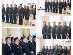 Wakili Bupati Ronald Kandoli Wakil Bupati Fredy Tuda Hadiri Pengukuhan Kepala BPKP Sulut