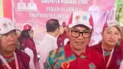 Joune Ganda Lepas Kontingen Porprov XII Sulut