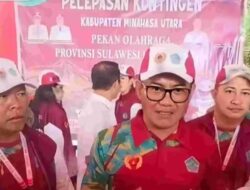 Joune Ganda Lepas Kontingen Porprov XII Sulut