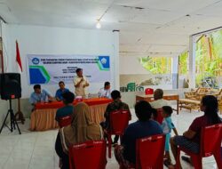 Polnustar Gelar Penyuluhan Penanganan Ikan Segar untuk Nelayan Desa Naha 1