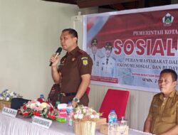 Sosialisasi Kesbangpol, Kajari Tomohon Ungkap Ketahanan Multidimensi Kota Menggunakan Pendekatan UN-Habitat