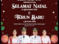 Pemerintah Desa Kali Oki Ucapan Selamat Hari Raya Natal dan Tahun Baru