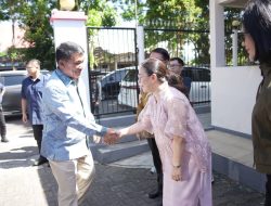 Wakil Bupati Vanda di Dampingi Sekda Lynda Terima Kunjungan Gubernur Sulut 