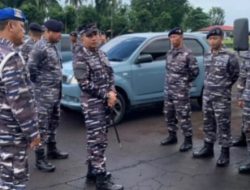Dalam Gelar Apel Kesiapsiagaan Bencana Hidrometeorologi, Danlanudal Letkol Akhmad Sagupta ingatkan Prajurit Selalu Waspada