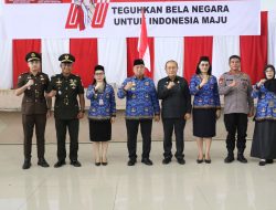 Mengusung Tema ” Teguhkan Bela Negara untuk Indonesia Maju”, di Gelar Upacara Peringati HBN ke-77