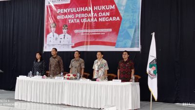 Pemkot Tomohon Gelar Penyuluhan Hukum Perdata dan TUN, Tekankan Integritas Pejabat