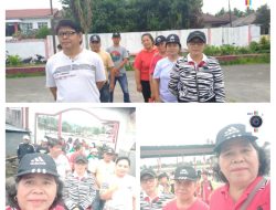 Sambut HUT RI ke-80, Pemerintah Desa Kali Ikut Berpartisipasi Dalam Kegiatan Apel dan Jalan Sehat Bersama