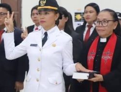 Yolanda Sumual,SKM.M.Kes Resmi Jabat Camat Ratatotok