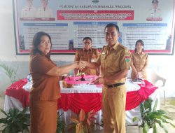 Wakili Bupati Ronald Kandoli,Asisten 1 Jani Rolos Pimpin Sertijab Camat Pasan