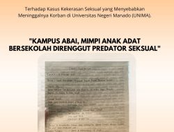 AMAN Sulut Kecam Kekerasan Seksual yang Tewaskan Mahasiswi UNIMA