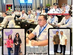 Bupati Minahasa Robby Dondokambey Hadiri Rakernas XVII APKASI 2026 