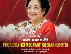 Doa Fredy Tuda untuk Megawati Soekarnoputri di HUT ke-79