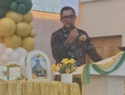 HUT ke-75 GMIM Betlehem Pimpin Watudambo, Stephen Tuwaidan Bawa Pesan Bupati Minut untuk Jemaat dan Generasi Muda
