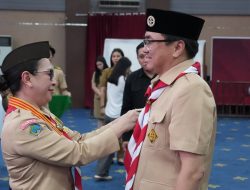 Wabup Vasung Lantik Pengurus Gerakan Pramuka Kota Manado Periode 2025–2030