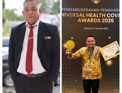 Terima Penghargaan Kategori Pratama Pencapain UHC, Kasat Pol PP Irwan Abdjulu Apresiasi Bupati Ronald Kandoli