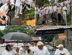 Ajak Warga Budayakan Bersih, Sendy Rumajar Turun Gunung Bersihkan Fasilitas Publik