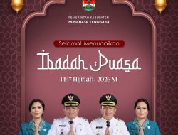 Bupati dan Wakil Bupati Minahasa Tenggara Sampaikan Ucapan Selamat Menunaikan Ibadah Puasa Ramadhan 1447 Hijriah