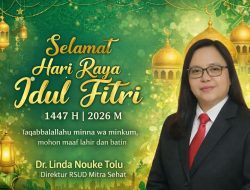 Direktur Utama RSUD Mitra Sehat Ucapkan Idul Fitri 1447 H 