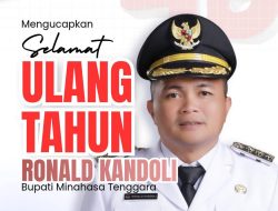 Pimpinan Dan Anggota DPRD Kabupaten Minahasa Tenggara Sampaikan Selamat Ulang Tahun Bupati Mitra Ronald Kandoli ke-48