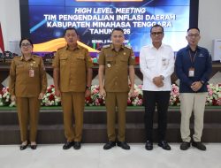 Bupati Ronald Kandoli Buka Secara Resmi High Level Meeting Tim Pengendalian Inflasi