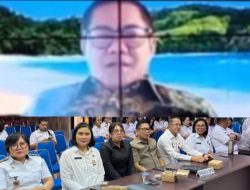 Bupati Minut Joune Ganda Melalui Zoom Ikut Musrenbang untuk RKPD Tahun 2027