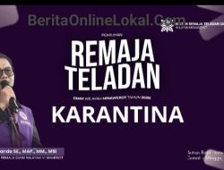 Kak Pnt Doktor Joune Ganda Harapkan 20 Finalis Remaja Teladan Minawerot Dibekali Dalam Karantina
