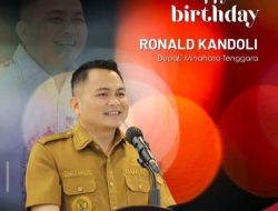Kepala Bagian Hukum Sekretariat Daerah Minahasa Tenggara Douglas Waas Sampaikan Selamat Ulang Tahun Bupati Mitra Ronald Kandoli ke – 48