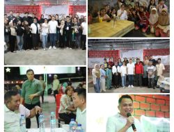 Bupati Ronald Kandoli Bersama Ketua TP PKK Kunjungi Cafe Ramadhan Di Desa Tababo
