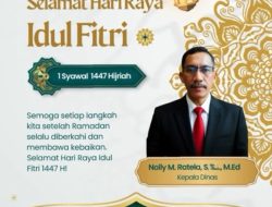 Dinas Pendidikan Kabupaten Minahasa Tenggara Sampaikan Ucapan Idul Fitri, Pererat Kebersamaan Dengan Masyarakat