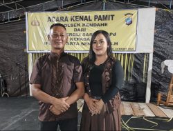 Kapolsek Kendahe Resmi Berganti, Sendeng Ajak Masyarakat Jaga Kamtibmas