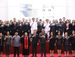 Bupati Ronald Kandoli Lantik 63 Pejabat Ronald Kandoli Sebut Jabatan adalah Amanah