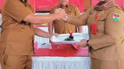 Yanni Rolos Pimpinan Sertijab Camat Belang