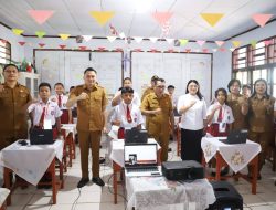 Bupati Ronald Kandoli Membuka Secara Resmi Pelaksanaan Tes Kemampuan Akademik