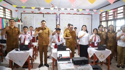 Bupati Ronald Kandoli Membuka Secara Resmi Pelaksanaan Tes Kemampuan Akademik