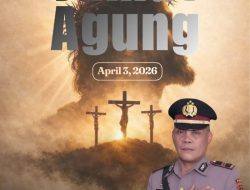 Kasat Samapta Polres Mitra Iptu Ferry Xaverius Sulu Bersama Keluarga Ucapkan Selamat Memperingati Jumat Agung