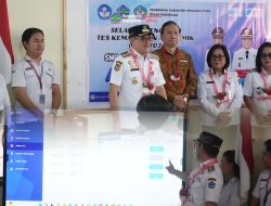 Buka Token TKA di SMP Negeri 1 Kauditan, Ini Pesan Penting Bupati Joune Ganda