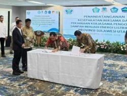 Bupati Joune Ganda Tanda Tangani Kerja Sama PSEL Manado Raya