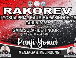 Perkuat Sinergi Pelayanan, Solafide Tinoor Siap Jadi Tuan Rumah RAKOREV Panji Yosua P/KB Sinode GMIM